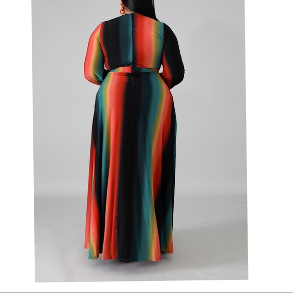 Multi colored Maxi Dress - Picture 2 of 2